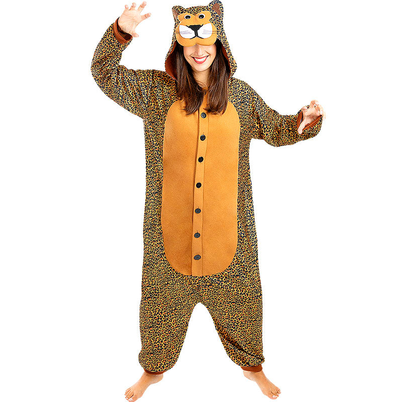 Disfraz de Leopardo onesie adulto unisex