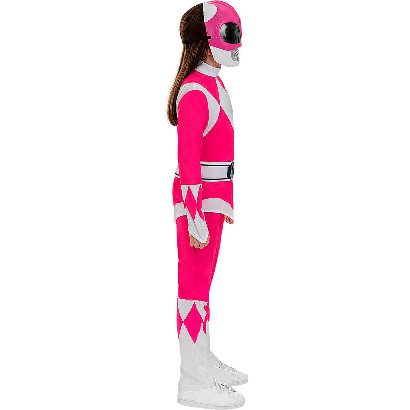 Disfraz de Power Ranger Rosa para niña Perfil