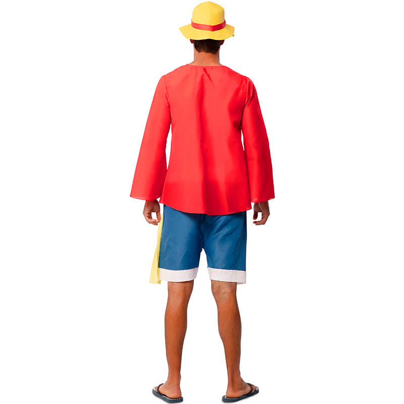 Disfraz de Monkey D. Luffy para hombre Espalda