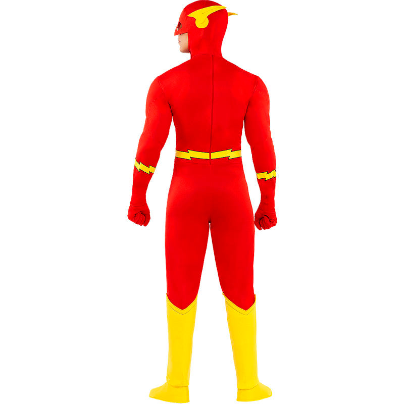 Disfraz de Superhéroe Flash para hombre Espalda