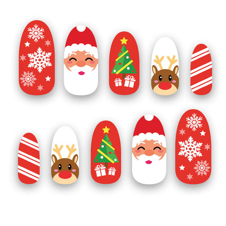 Uñas Navideñas Packaging