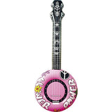 Banjo hinchable rosa packaging