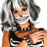 Conjunto calavera collar y pulsera