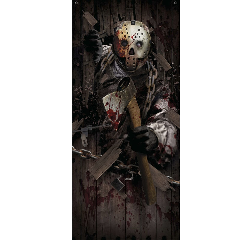 Decoración puerta Jason Voorhees Packaging