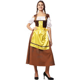 Disfraz de Bávara Oktoberfest marrón para mujer