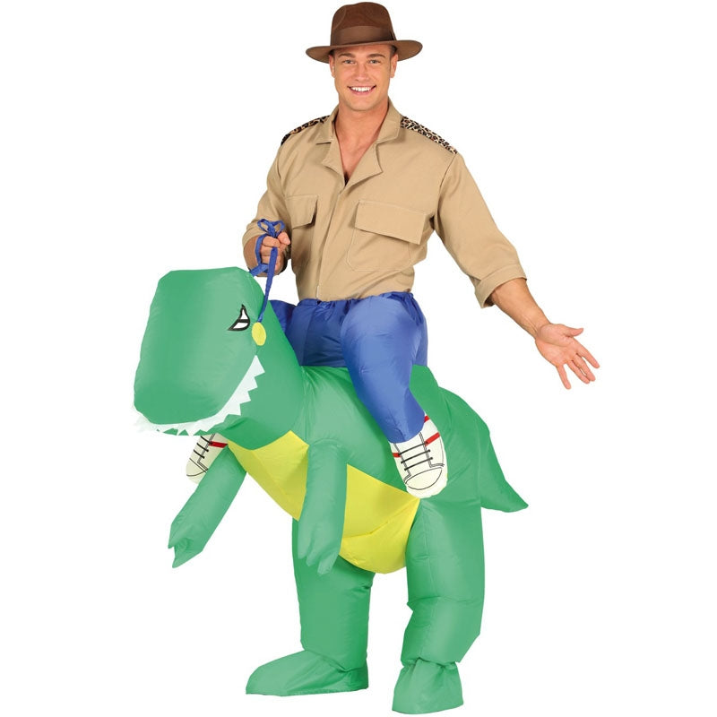 Disfraz de Dinosaurio a hombros hinchable