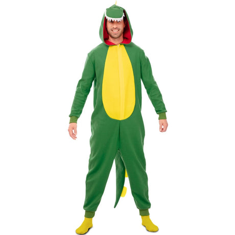 Disfraz de Dinosaurio Kigurumi adulto unisex Hombre