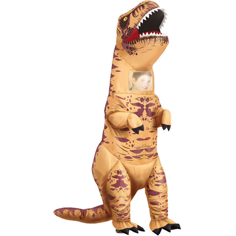 Disfraz de Tiranosaurio T-Rex hinchable para adulto