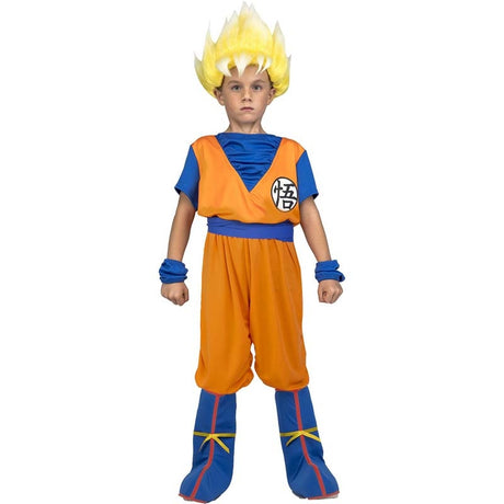 Disfraz de Goku Super Saiyan para niño Dragon Ball 