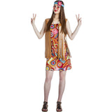 Disfraz de Hippie Happy para mujer