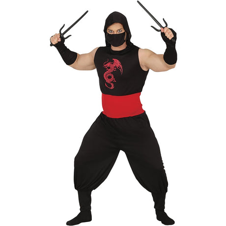 Disfraz de Luchador Ninja para hombre