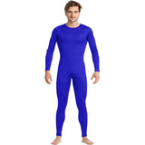 Disfraz de Maillot azul spandex para hombre