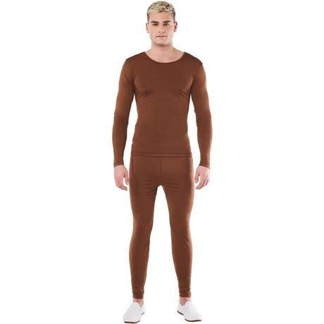 Disfraz de Maillot marrón 2 piezas para hombre