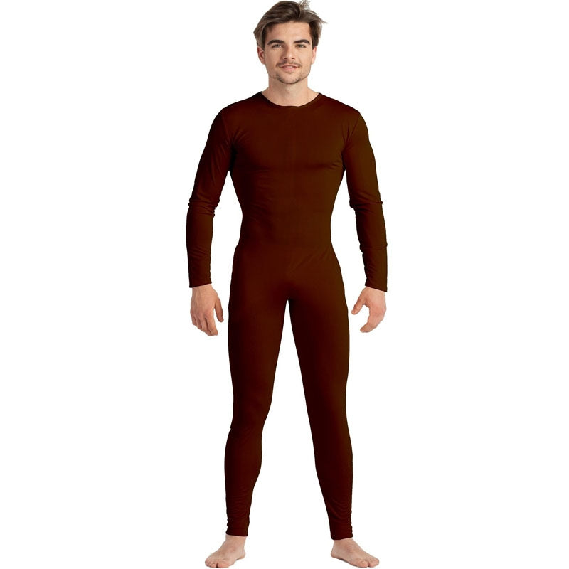 Disfraz de Maillot marrón spandex para hombre