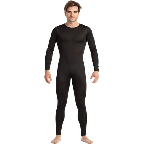 Disfraz de Maillot negro spandex para hombre