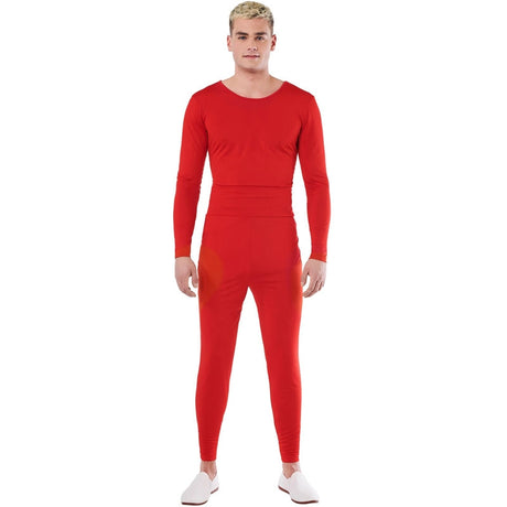 Disfraz de Maillot Rojo 2 piezas para hombre