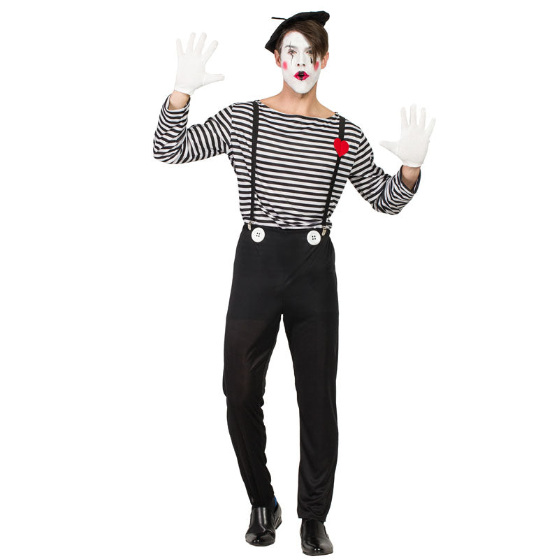 Disfraz de Mimo Clown para hombre