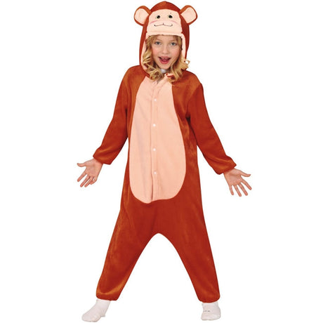 Disfraz de Mono kigurumi para niño