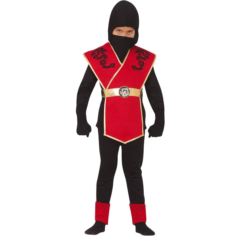 Disfraz de Ninja Rojo para niño