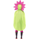 Disfraz de Flor Poncho Impermeable espalda