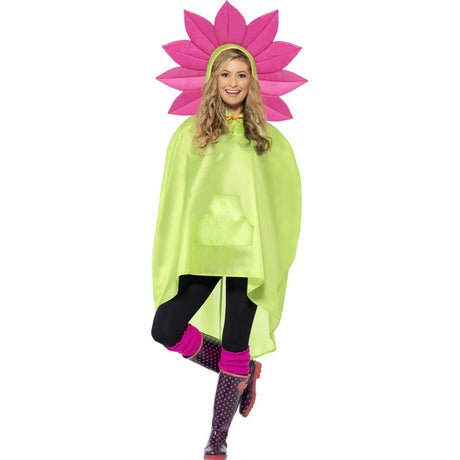 Disfraz de Flor Poncho Impermeable