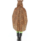 Disfraz de Tigre Poncho Impermeable espalda