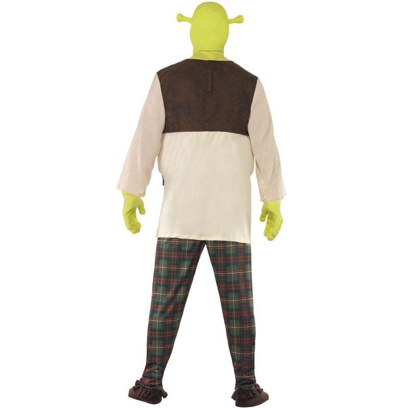 Disfraz de Shrek Deluxe para hombre espalda