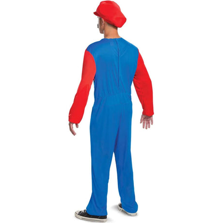 Disfraz de Super Mario Bros para hombre Espalda