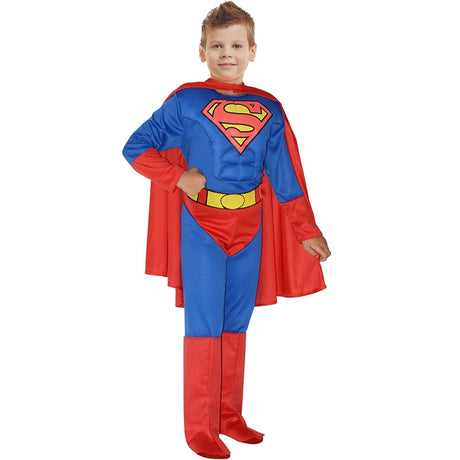 Disfraz de Superman musculoso Classic para niño