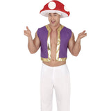 Disfraz de Toad de Super Mario para hombre