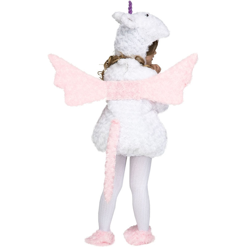 Disfraz de Unicornio Peluche para niños espalda