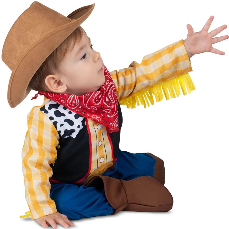 Disfraz de Vaquero Woody Toy Story para bebé perfil