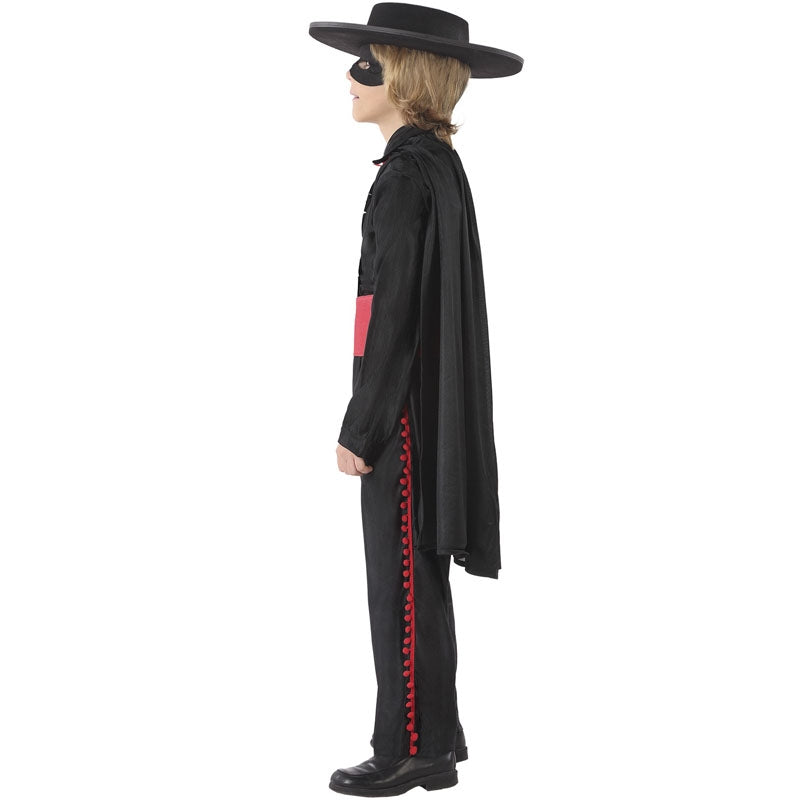 Disfraz del Zorro para niño perfil