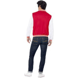 Disfraz de Chaqueta Universitaria Retro para hombre espalda