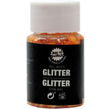 Gel con glitter naranja