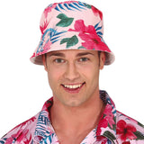 Gorro hawaiano con flamencos