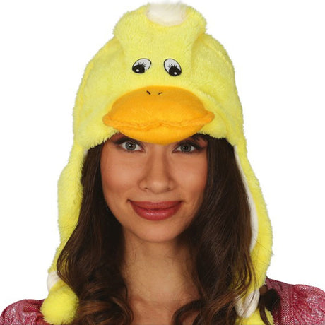 Gorro Patito Amarillo calentito