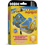 Mascarilla infantil de La abeja Maya packaging