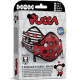 Mascarilla infantil de Pucca packaging