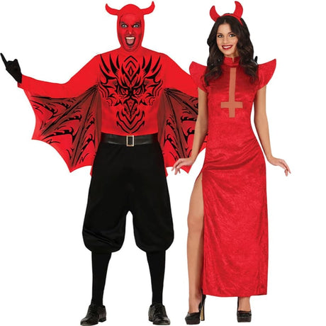 Pareja Demonios Rojos