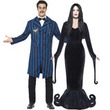 Pareja de Gómez y Morticia Addams