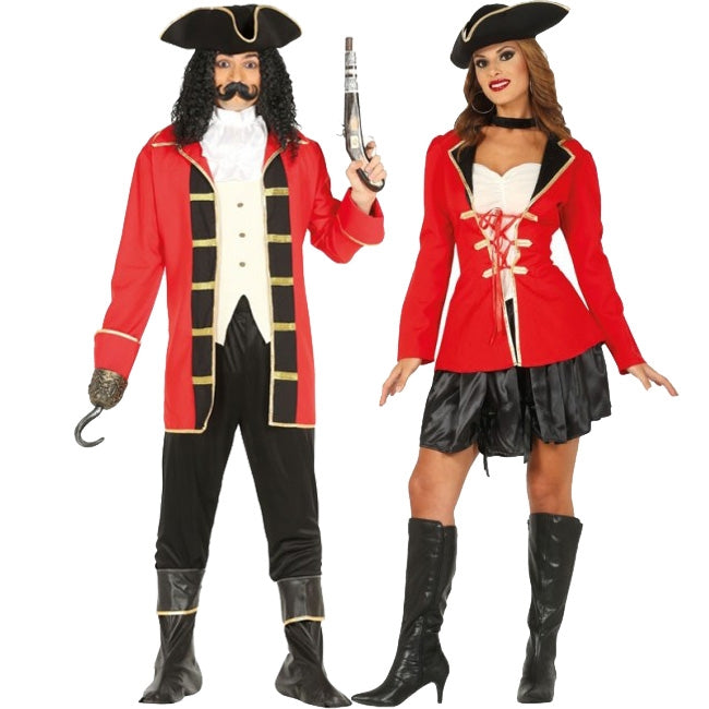 Pareja Piratas Elegantes