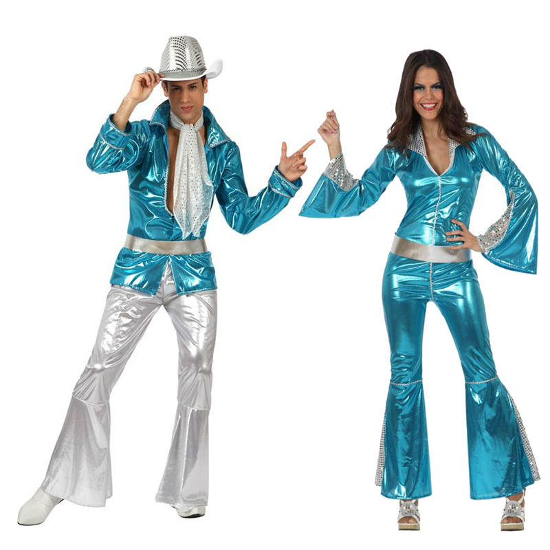 Pareja Disco Azul Abba