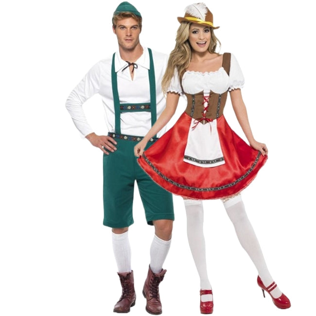 Pareja de Fiesta Oktoberfest