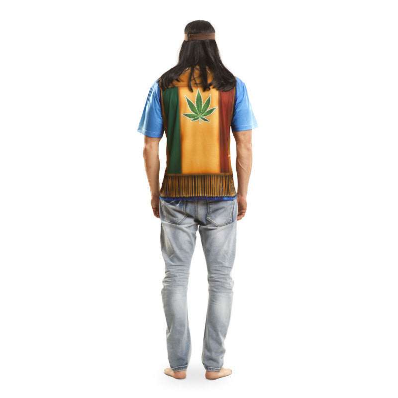 Camiseta Hiperrealista Hippie Hombre