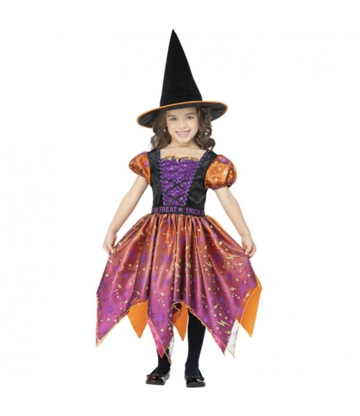 Halloween Hexe Kostüm für Mädchen