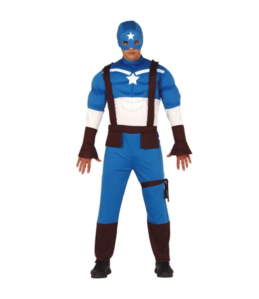 Captain America Civil War Erwachseneverkleidung für einen Faschingsabend