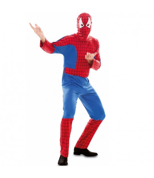 Günstige Spider Man Erwachseneverkleidung für einen Faschingsabend