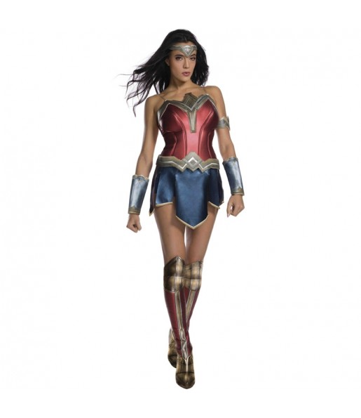 Kostüm Sie sich als Deluxe Wonder Woman Kostüm für Damen-Frau für Spaß und Vergnügungen