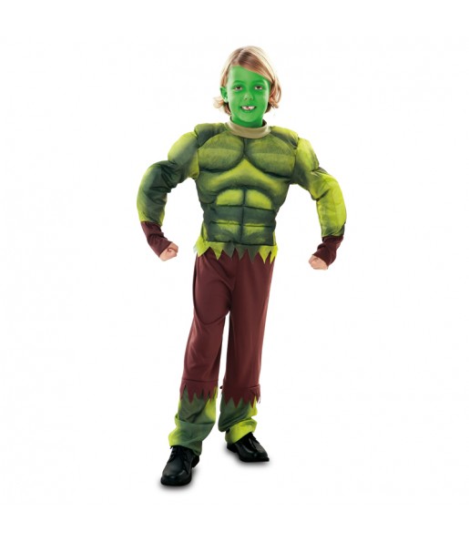 Grünes Monster HulkKinderverkleidung, die sie am meisten mögen